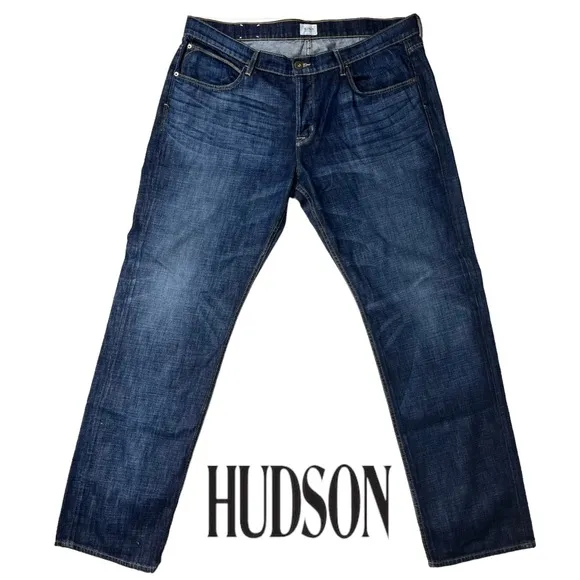 Hudson Byron Five Pocket Straight Jean’s Button Fly M255DKA Men’s Size 42