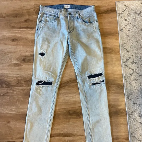 Hudson Jeans Men Size 31 Light Wash Denim Straight