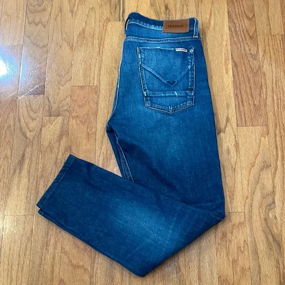 Hudson Size 34 AXL Skinny Jeans Blue 5 Pocket Men’s