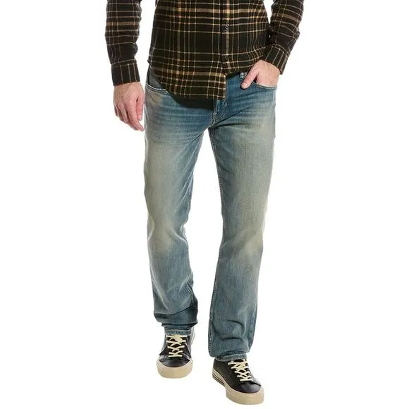 Hudson Jeans Mens  Blake Northern Slim Straight Jean, Blue
          
      NWT
