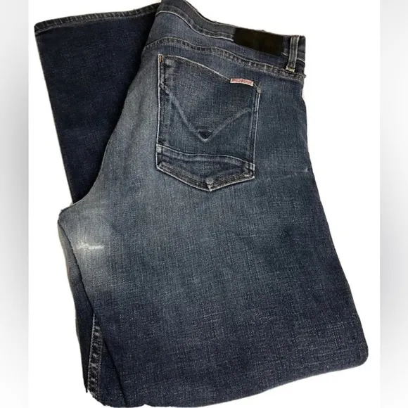 Hudson Men's Byron 5-Pocket Straight Button-Fly Jeans 40x30 USA
