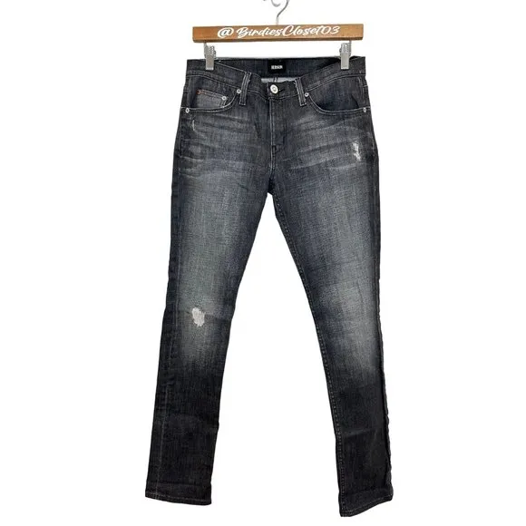 Hudson Jeans Men's Skylar Relax Slim Straight Gray size 25
