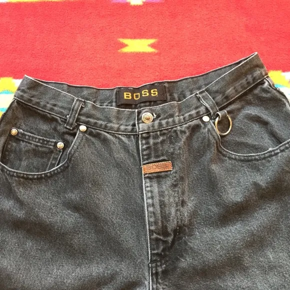 Vintage Hugo Boss Black Denim Jeans  USA  32/30