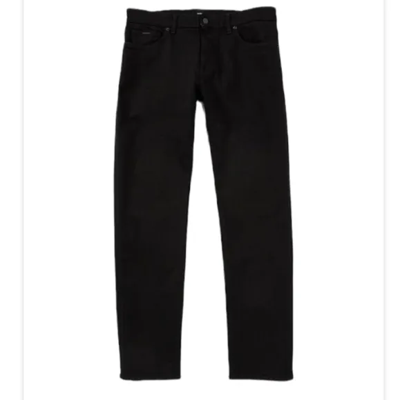 Hugo BOSS Candiani Maine Black Regular-Fit Stretch Denim Jeans
          
      NWT
