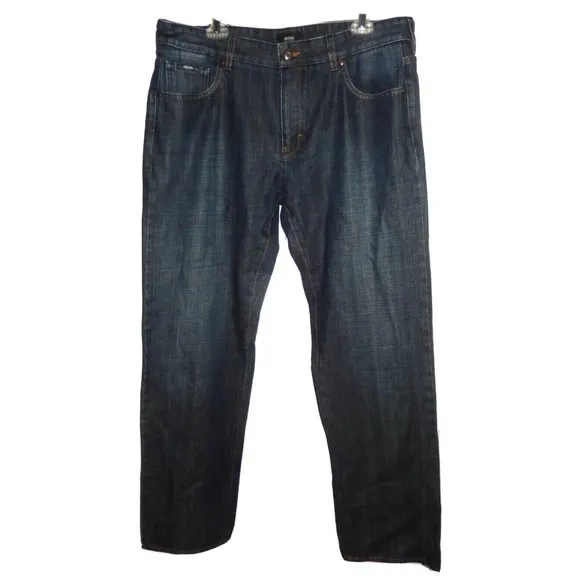 Hugo Boss Kansas Jeans Men's 38 x 34 (36 x 33 1/2) Regular Fit Special Finishing