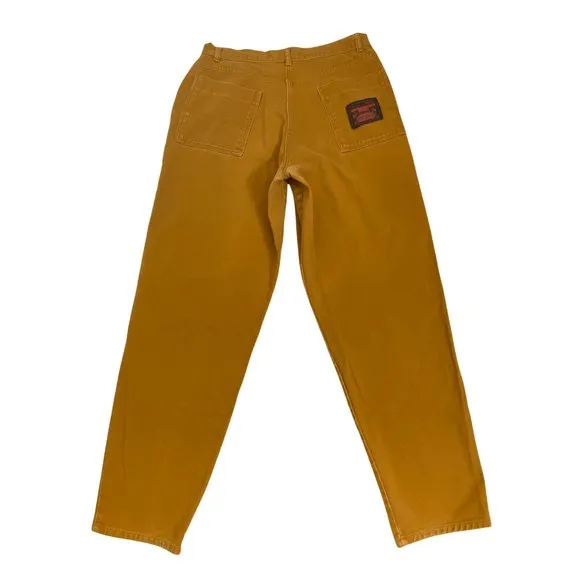 Vintage Boss Baggy Jeans Denim Pants Hip Hop Skater Orange Urban 34