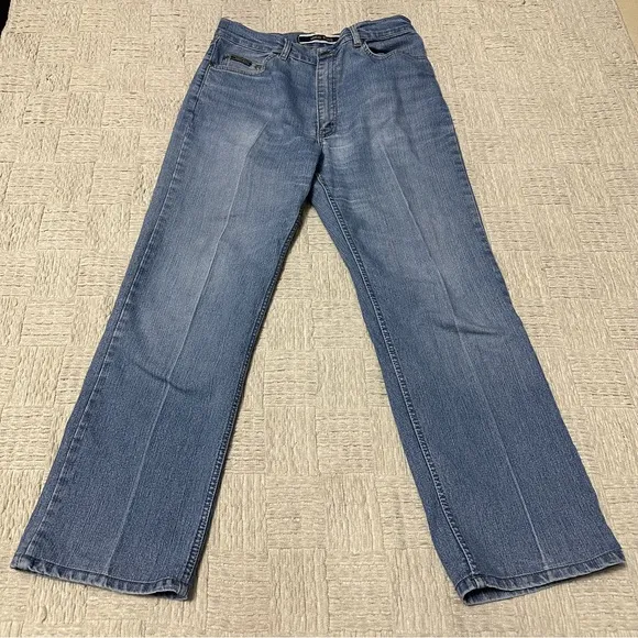 Vintage Hugo Boss Italy Select Line Men’s Straight Light Blue Denim Jeans 34x27
