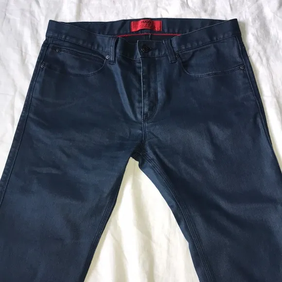 Hugo Boss 708 Slim Fit Jeans—Size 32 x 34, Dark Blue