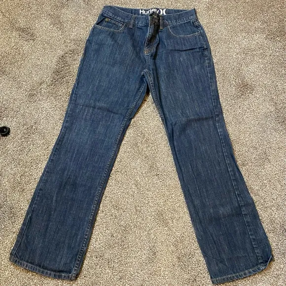 Like New!  Relaxed Denim Hurley Straight Leg Jeans