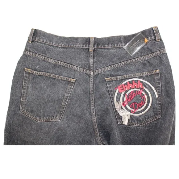 Vintage 90s Iceberg Mens Bugs Bunny Denim Jeans