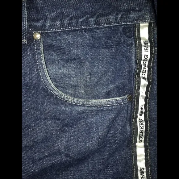 Iceberg Logo Denim Jeans