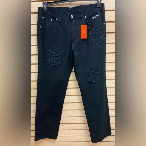NWT ICEBERG MEN JEANS MADE IN ITALY SIZE 38 INSEAM 34 MSRP $295.00
          
      NWT