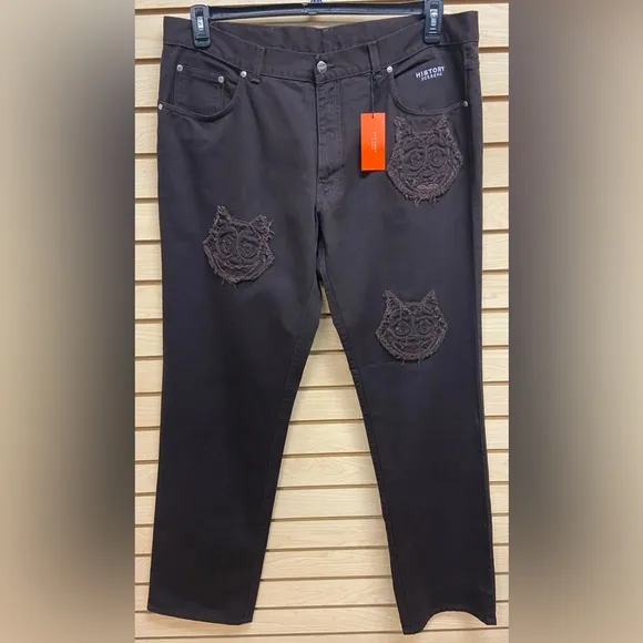 NWT ICEBERG MEN FASHIONABLE JEANS MADE IN ITALY SIZE 42 INSEAM 36
          
      NWT