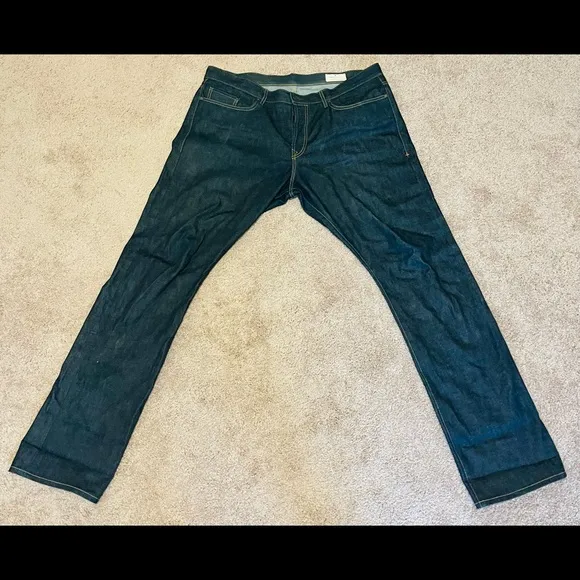 Imogene + Willie Barton Slim Indigo Rigid Jeans Mens Size 40 Button Fly