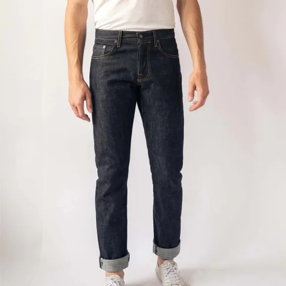 Imogene + Willie Dark Blue Barton Slim Jeans