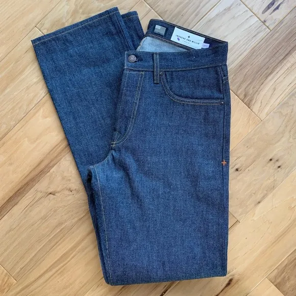 Imogene And Willie Jeans Henry Rigid Dark Wash Indigo Selvedge Size 31 x 34 ?