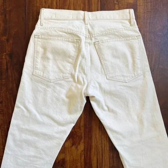 Imogene + Willie Barton Slim Ojai Selvage White Denim Jeans
