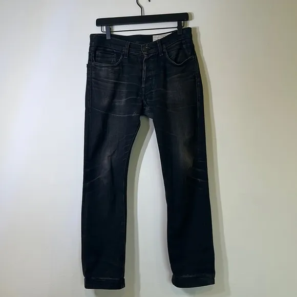 Imogene + Willie Barton Slim Black, Size 30 X 28