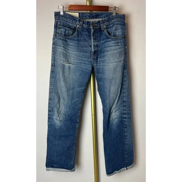 Imogene + Willie in Willie Cut Straight Leg Selvedge Edge Jeans Sz. 32R