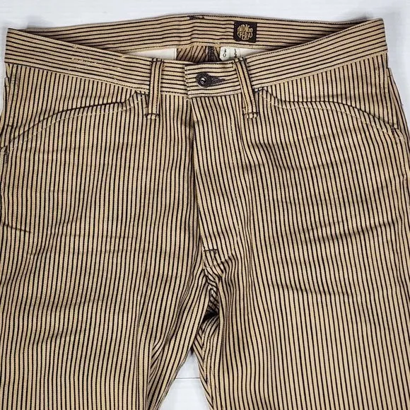 Indigofera Swearengen Pants Indigo/Root Hickory Stripe, 30/32