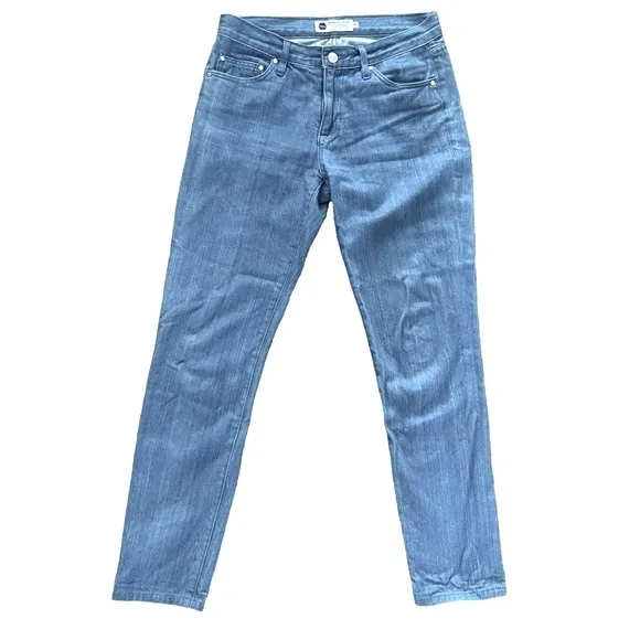 Industry Of All Nations Raw Organic Selvedge Cotton Light Blue Denim Jeans 28