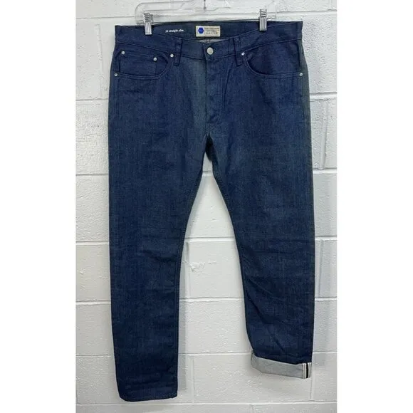 Industry Of All Nations Straight Slim Fit RAW Selvedge Denim Jeans / Men’s 36
              
      NWT