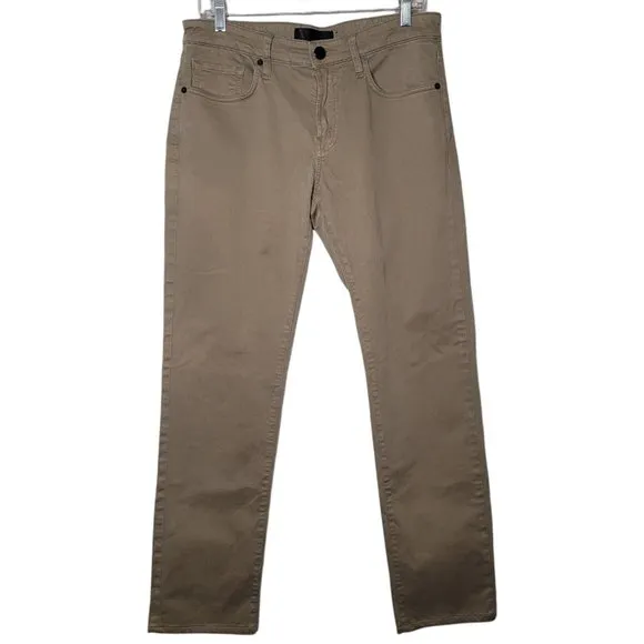 J Brand Kane Straight Leg Khaki tan men's waist size 31