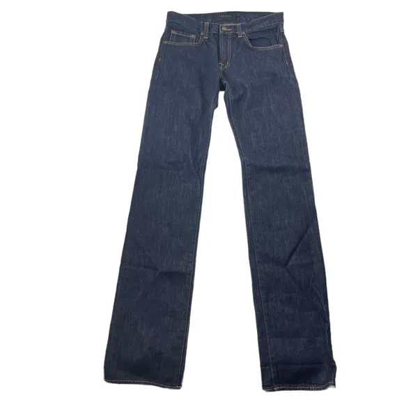 J Brand Slim Straight Jeans long tall inseam dark blue