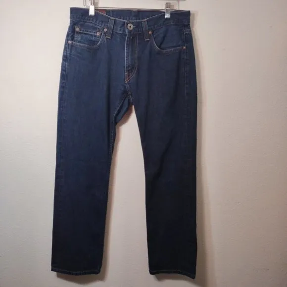 J Brand Kane Slim Straight Leg Raw Denim Jeans 31