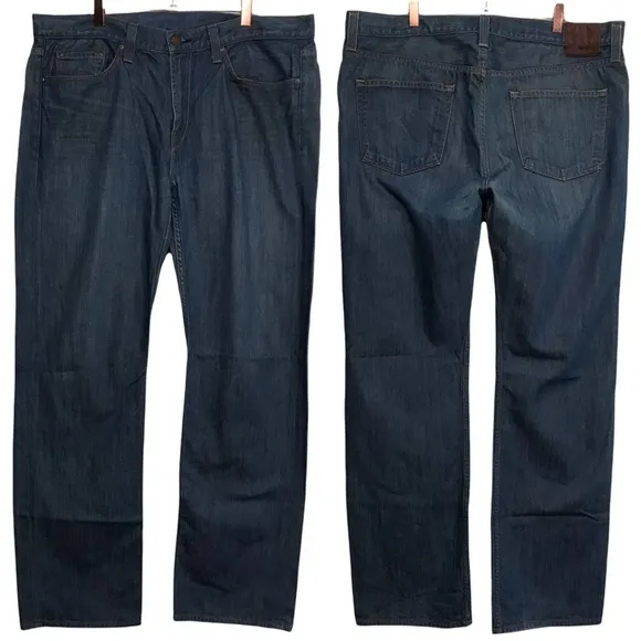 J Brand Mens Darren Straight Fit Jeans In Isolated Dark Wash 38X33