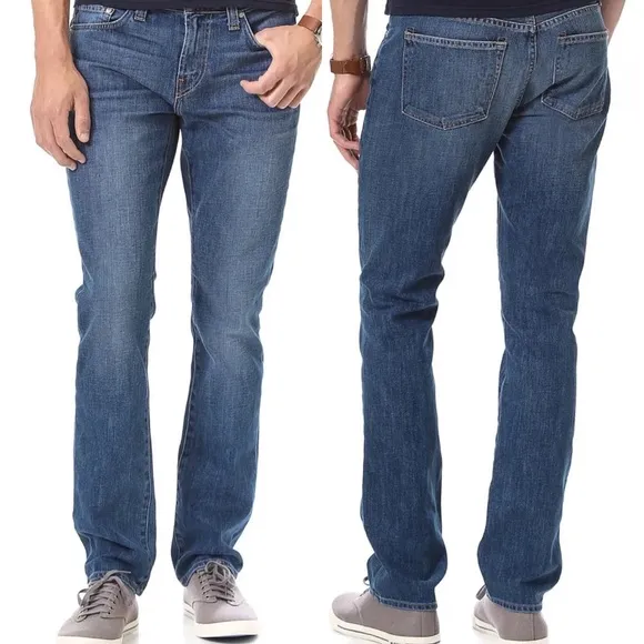 J Brand Kane Jeans, Men's Size: 33×34 Slim Straight Leg, Dark Wash Indigo