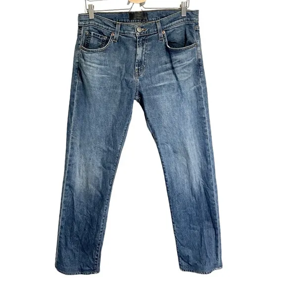 J BRAND Men's Kane Straight Fit Jeans Medium Wash Straight Leg Jeans Size 32