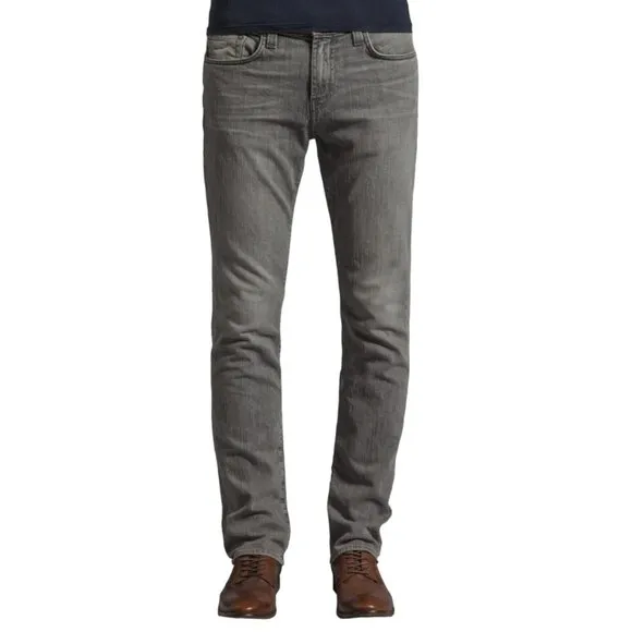 J Brand Kane Slim Straight Fit Jeans Gray Size 33
