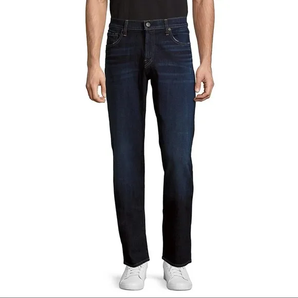 J Brand | Cole Parker Blue Relaxed Straight Jeans