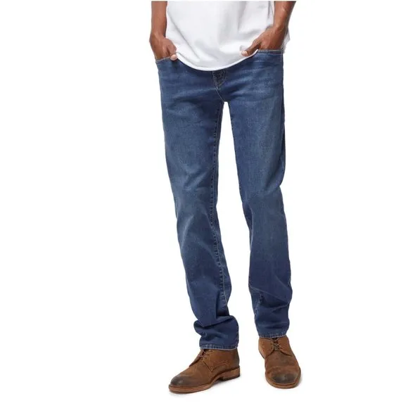 J Brand Men's Kane Straight Fit Dark Wash Kabru Denim Stretch Jeans 36"