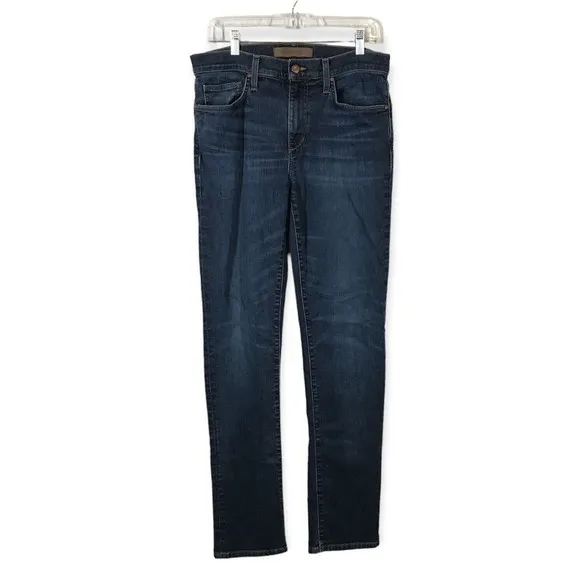 J Brand Straight Leg Dark Wash Men's Size 32x 33.5 Denim Stretch Jeans Lawrence