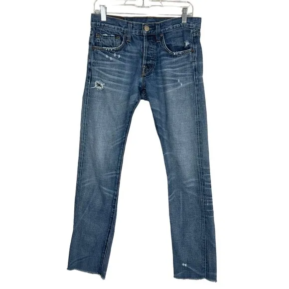 J Brand Men's Tyler Perfect Slim jeans in Momento Wash sz 30 Light Distressing