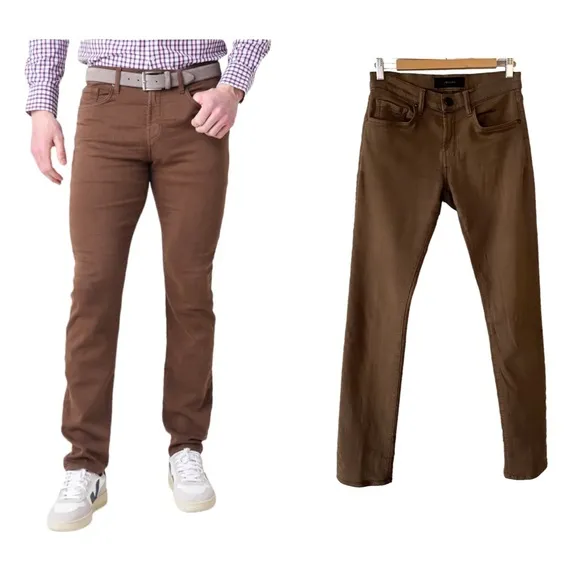 J Brand Men's Brown Kane Straight Leg Keckley Bair Jeans Size 28