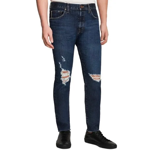 J BRAND X ANTONI Canadian Tuxedo Modern Skinny Jeans