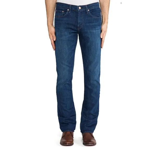 J Brand Mens Sz 32x31 Kane Straight Leg Jeans Scale Wash Denim Blue Stretch