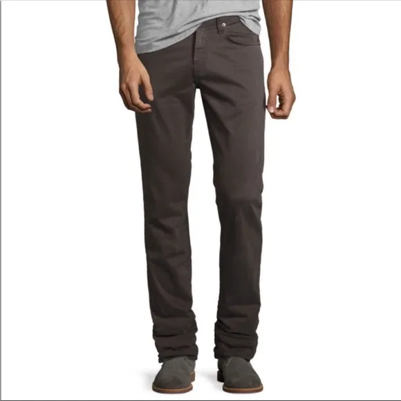 J Brand Kane Keckley Ruins wash Straight leg Jean jeans size 34 gray