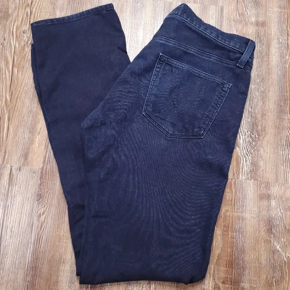 $195 J Brand Kane Slim Straight Quenton Dark Wash Stretch Preppy Jeans 31x34