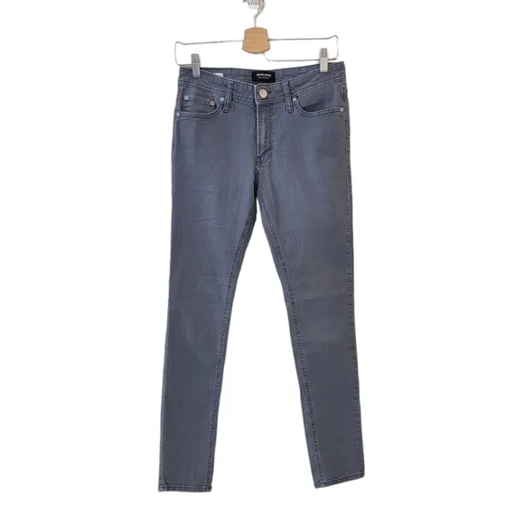 JACK & JONES Grey Skinny Liam Jean Size 30