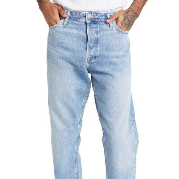 JACK AND JONES 38/32 BLUE Original Chris Denim LOOSE LEG Jeans $118
          
      NWT