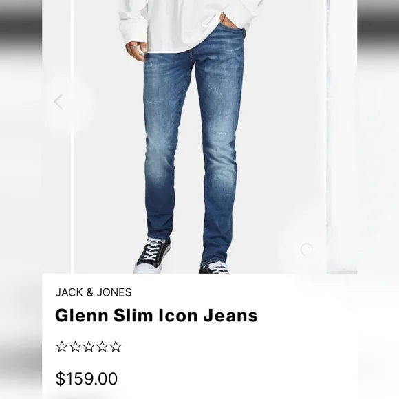 Jack & Jones men's slim fit Glenn 32