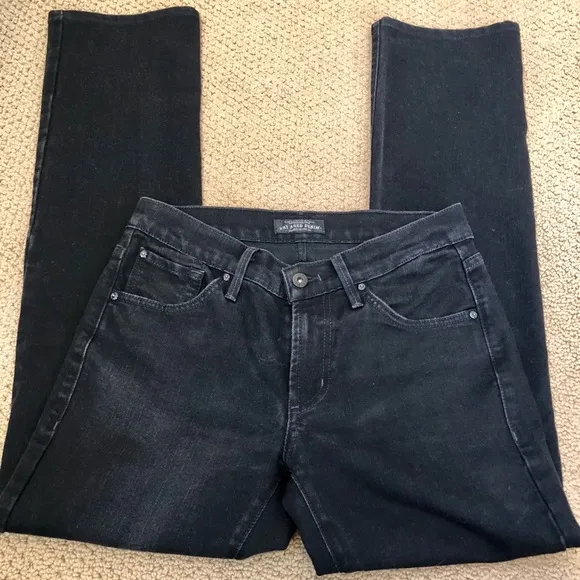NWOT James Jeans black Dry Aged Denim .