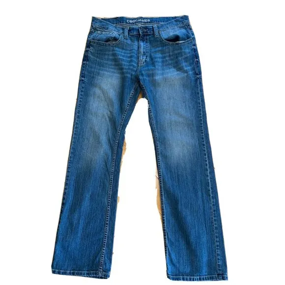 Cody James Mens Jeans 36 X 30 RN138823 Medium Wash Stretch  Y2K