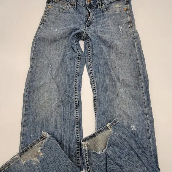 Cody James Blue Jeans Mens Size 29x32 DISTRESSED Western Denim