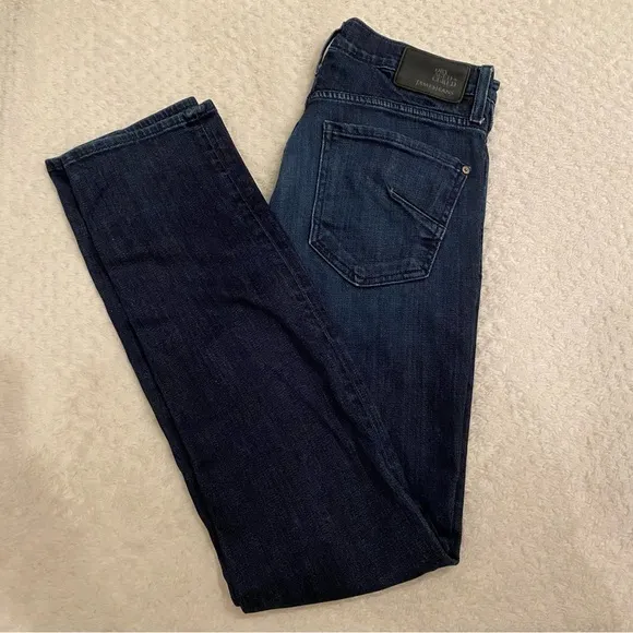 JAMES Jeans Travis The Straight leg Jeans dark wash denim button fly 29 Men's