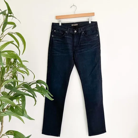James Jeans Tom The Slim Denim Dark Wash Jeans Black